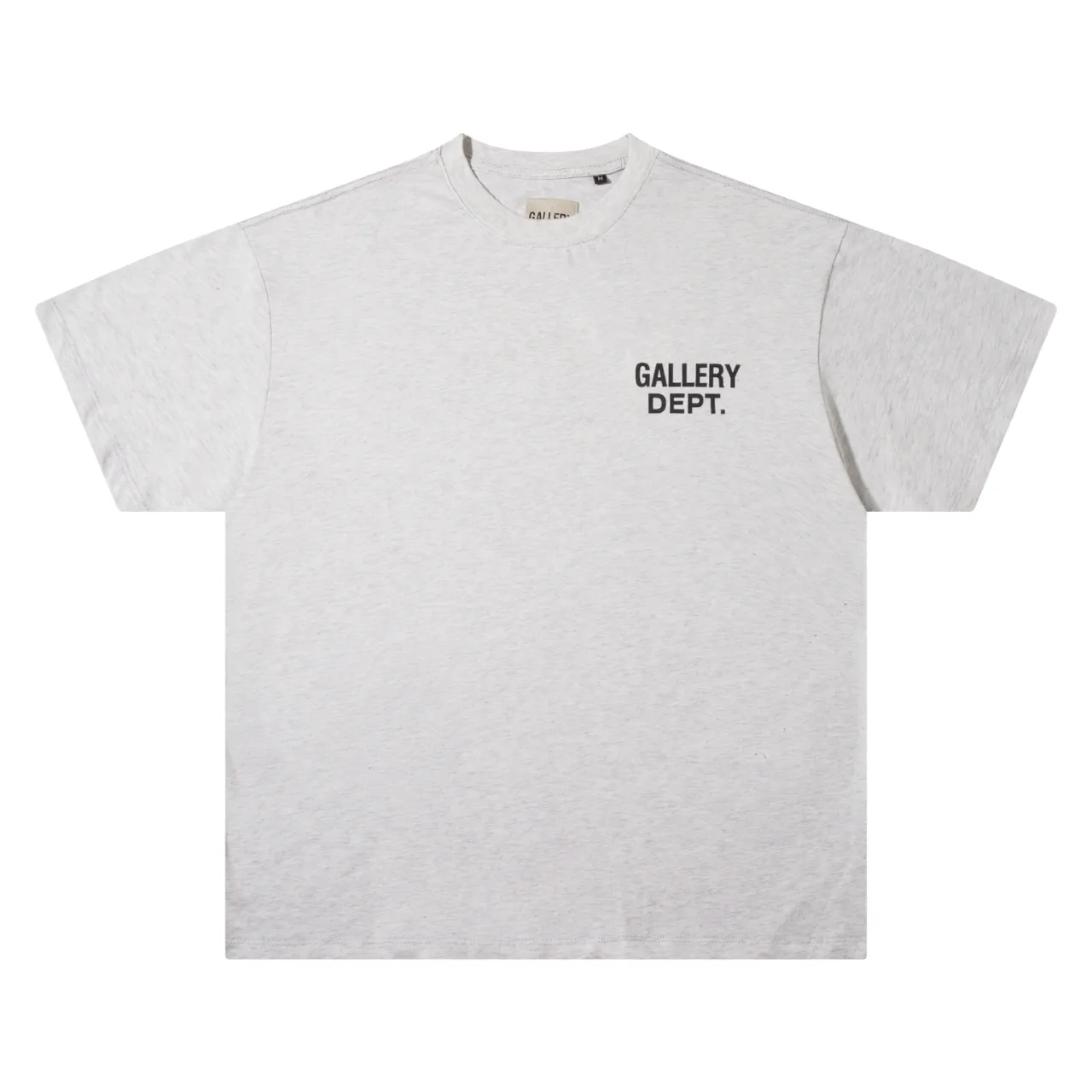 p90 650#Gallery Dept New new color matching classic basic letter LOGO basic slogan round neck short-sleeved T-shirt pure cotton Tee gray black light gray pink orange S～XL